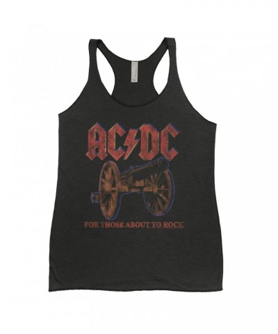 AC/DC Ladies' Tank Top | For Those About To Rock Cannon Design Shirt $9.84 Shirts