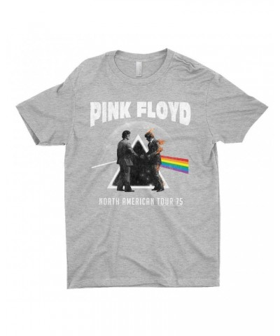 Pink Floyd T-Shirt | 1975 North American Tour Design Distressed Shirt $9.48 Shirts