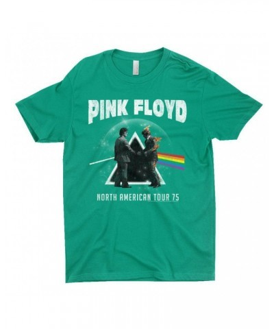 Pink Floyd T-Shirt | 1975 North American Tour Design Distressed Shirt $9.48 Shirts