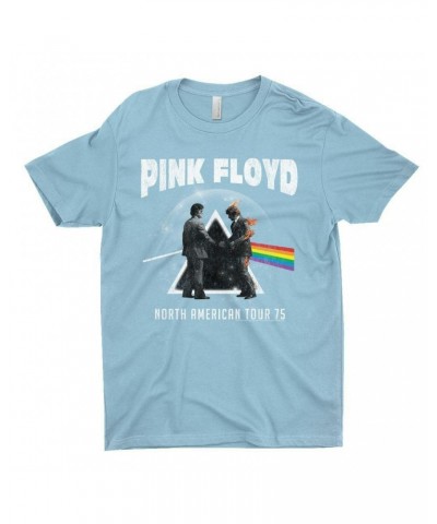 Pink Floyd T-Shirt | 1975 North American Tour Design Distressed Shirt $9.48 Shirts