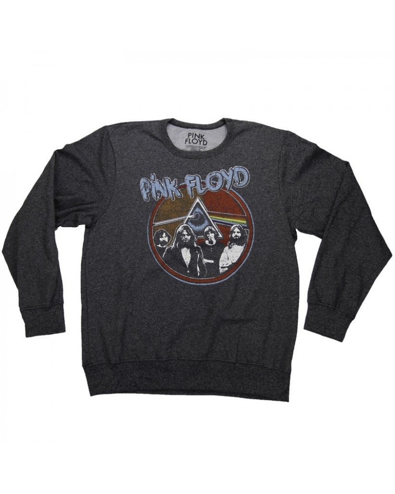 Pink Floyd Women's Funky Eclipse Lightweight Crew Neck Fleece $11.48 Outerwear