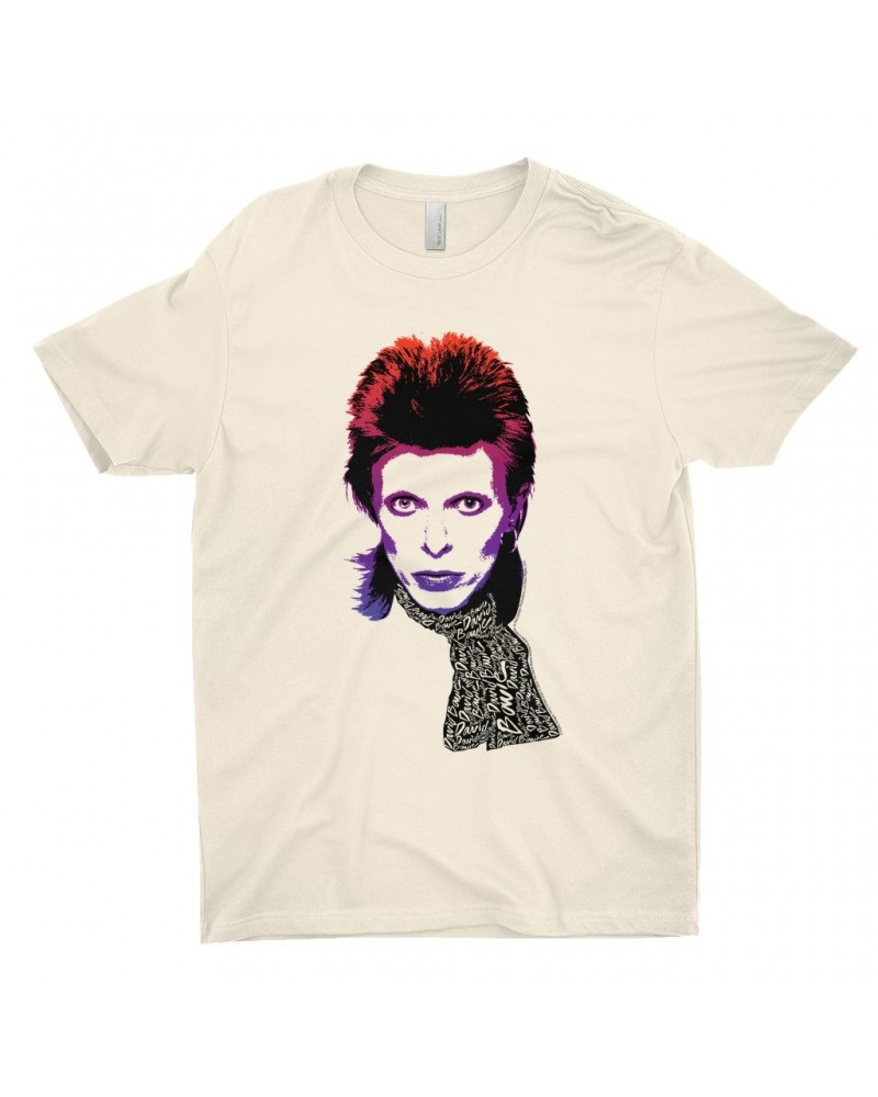 David Bowie T-Shirt | Rainbow Sketch Shirt $10.73 Shirts