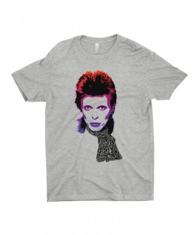 David Bowie T-Shirt | Rainbow Sketch Shirt $10.73 Shirts