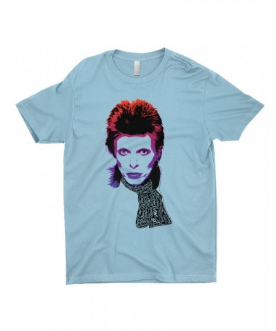 David Bowie T-Shirt | Rainbow Sketch Shirt $10.73 Shirts