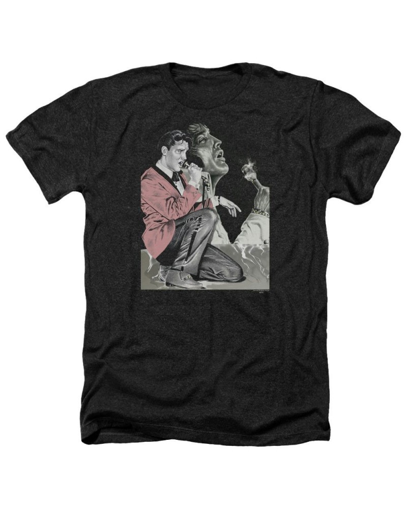 Elvis Presley Tee | ROCK N ROLL SMOKE Premium T Shirt $5.78 Shirts