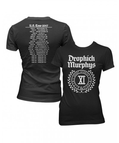 Dropkick Murphys Pain & Glory XI Womens Tour Tee (Black) $10.64 Shirts