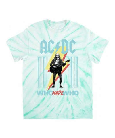 AC/DC T-Shirt | Pastel Who Made Who Tie Dye Shirt $12.13 Shirts