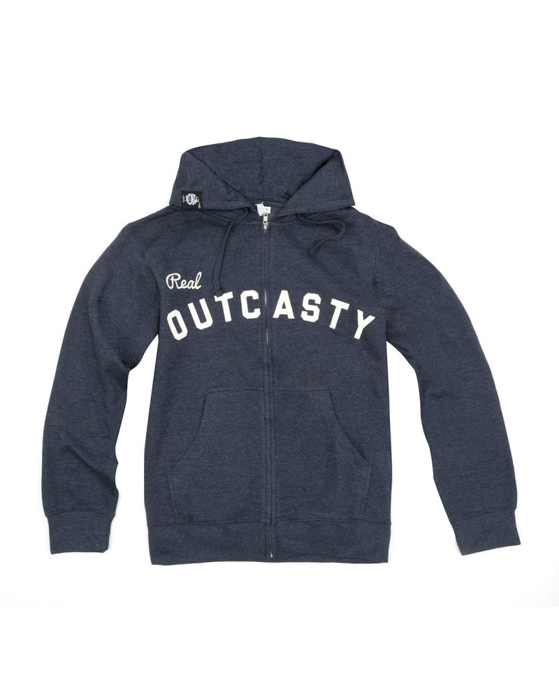 Phish Real Outcasty Zip Hoodie on Navy $22.00 Sweatshirts