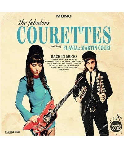 The Courettes Back In Mono Vinyl Record $8.28 Vinyl