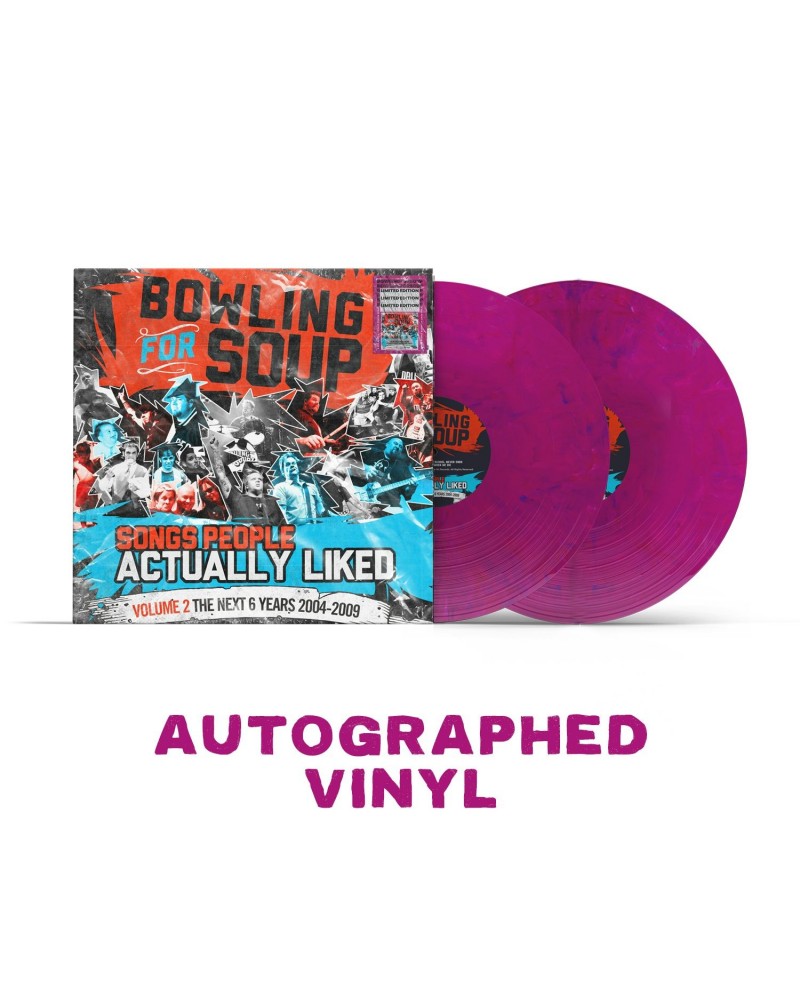 Bowling For Soup Songs People Actually Liked - Volume 2 Autographed Vinyl $20.39 Vinyl