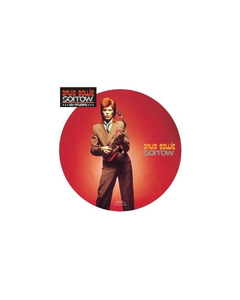 David Bowie SORROW (40TH ANNIVERSARY PICTURE DISC) Vinyl Record - Picture Disc $6.30 Vinyl