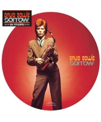 David Bowie SORROW (40TH ANNIVERSARY PICTURE DISC) Vinyl Record - Picture Disc $6.30 Vinyl