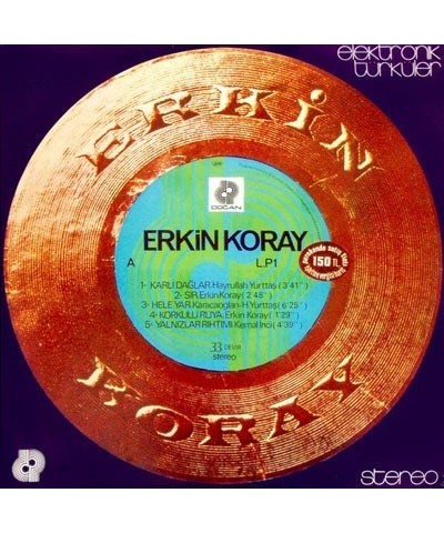 Erkin Koray ELEKTRONIK TURKULER Vinyl Record $16.50 Vinyl