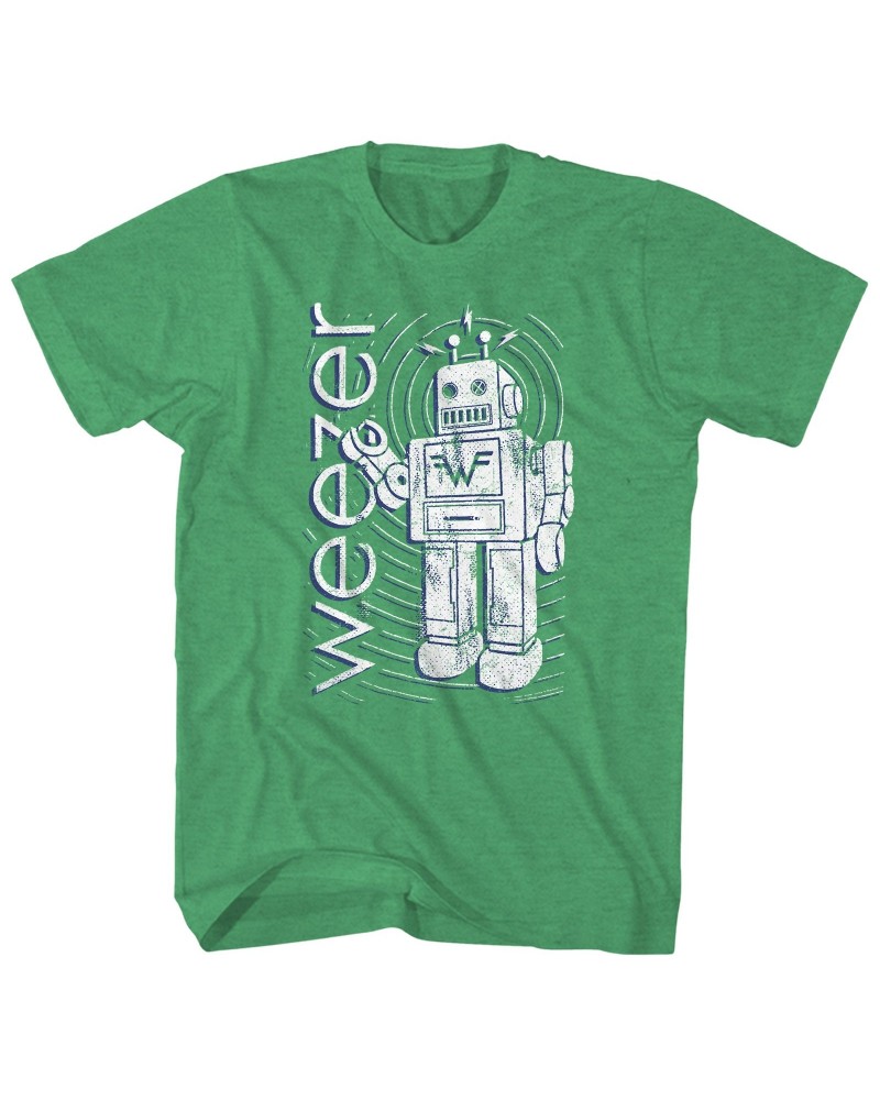 Weezer T-Shirt | Robot Shirt $10.98 Shirts