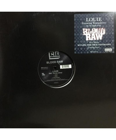 Louie BLOOD RAW (X3) Vinyl Record $2.28 Vinyl