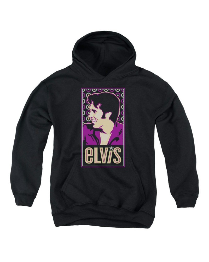 Elvis Presley Youth Hoodie | ELVIS IS Pull-Over Sweatshirt $13.34 Sweatshirts