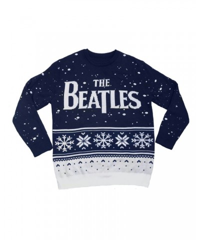 The Beatles Snowflake Holiday Jacquard Knit Sweater $50.00 Sweatshirts