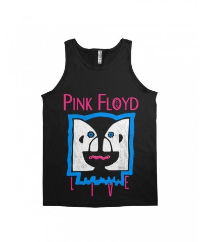 Pink Floyd Unisex Tank Top | Division Bell LIVE Distressed Shirt $8.98 Shirts