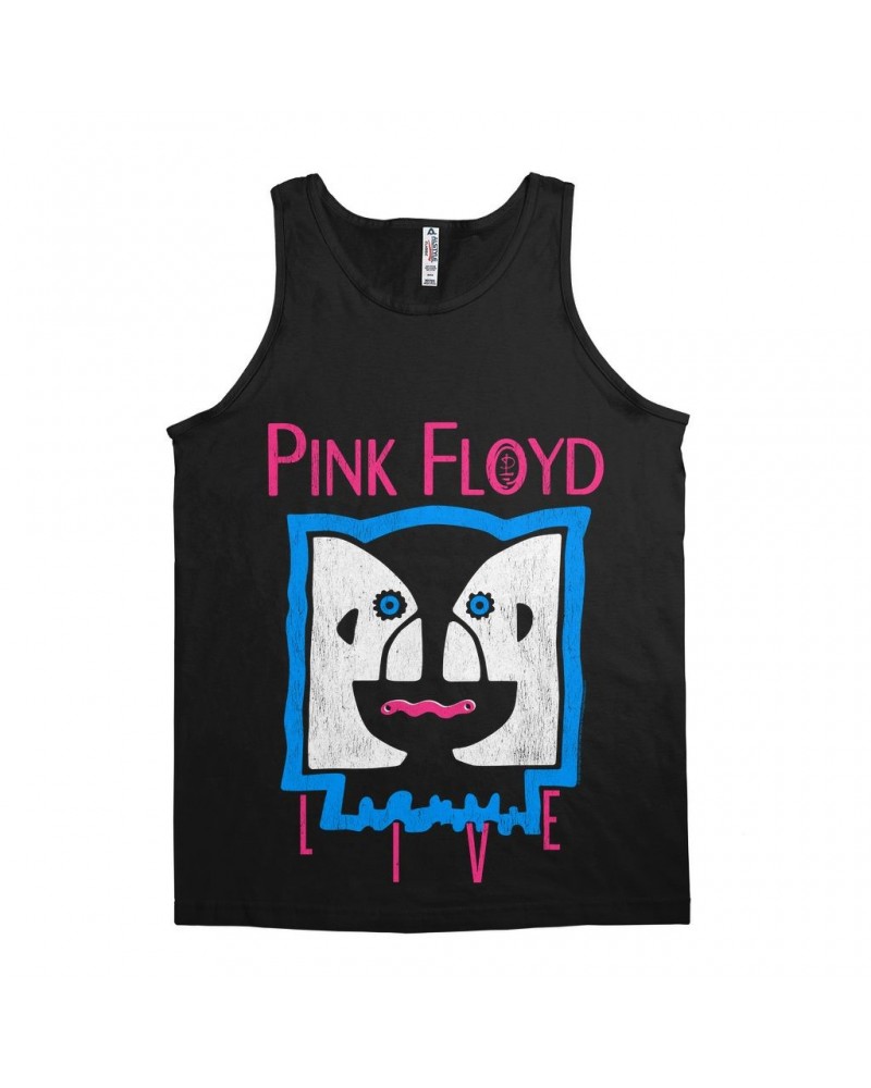 Pink Floyd Unisex Tank Top | Division Bell LIVE Distressed Shirt $8.98 Shirts