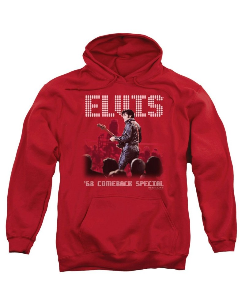 Elvis Presley Hoodie | RETURN OF THE KING Pull-Over Sweatshirt $10.24 Sweatshirts