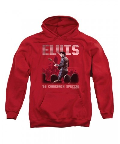 Elvis Presley Hoodie | RETURN OF THE KING Pull-Over Sweatshirt $10.24 Sweatshirts