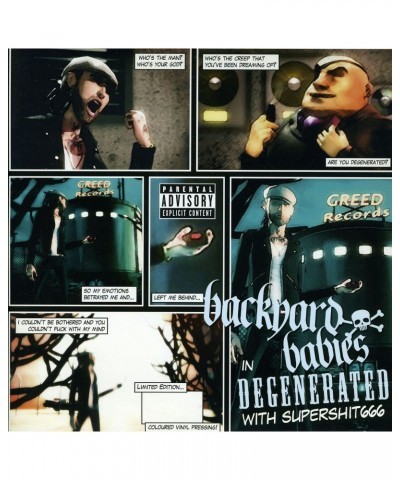 Backyard Babies Degenerated Vinyl Record $5.65 Vinyl