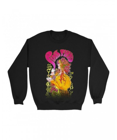 Pink Floyd Sweatshirt | Marquee London 1966 Promotion Image Sweatshirt $13.28 Sweatshirts