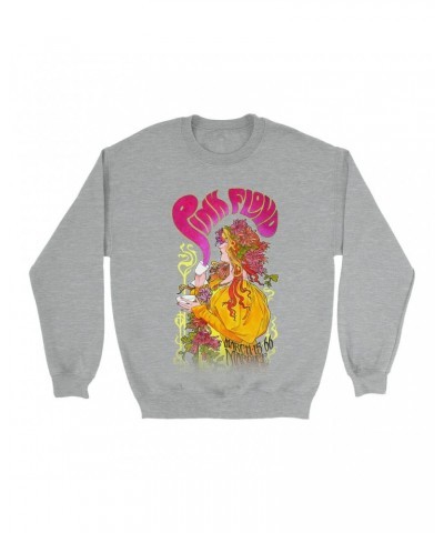 Pink Floyd Sweatshirt | Marquee London 1966 Promotion Image Sweatshirt $13.28 Sweatshirts