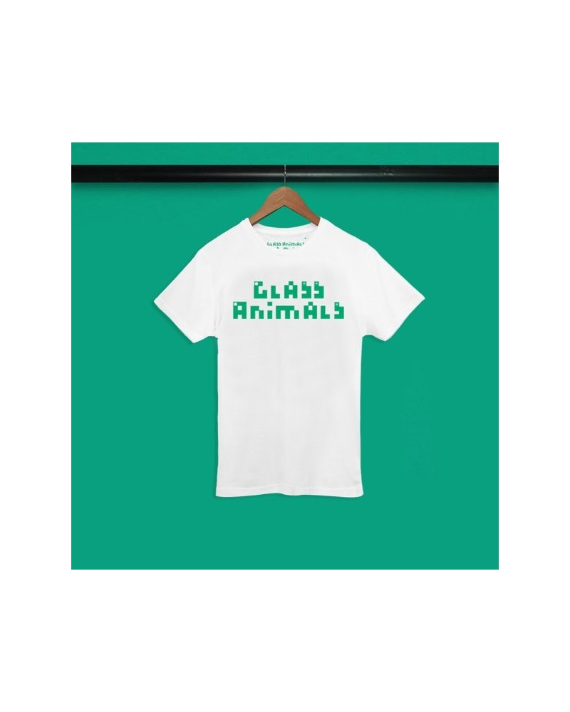 Glass Animals LOGO WHITE T-SHIRT $11.66 Shirts