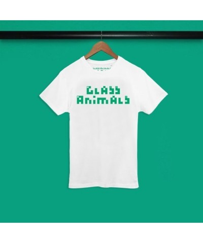 Glass Animals LOGO WHITE T-SHIRT $11.66 Shirts