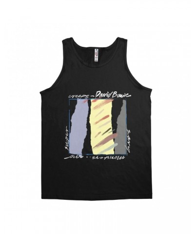 David Bowie Unisex Tank Top | Scary Monsters Album Image Shirt $10.98 Shirts