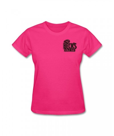 Jeff Beck World Tour Tee (Women) - Pink $10.00 Shirts