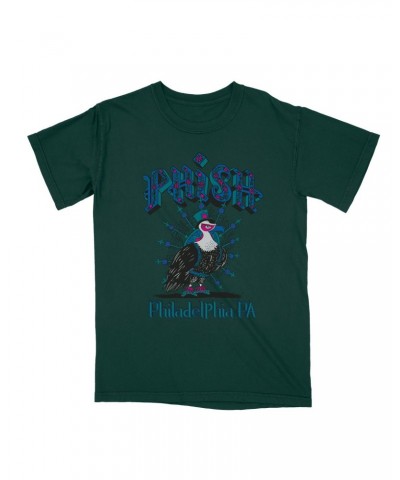 Phish Summer '23 Philadelphia Event Tee on Forest Green $15.40 Shirts