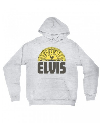 Elvis Presley Sun Records Hoodie | Bold Record Label Logo Sun Records Hoodie $12.38 Sweatshirts