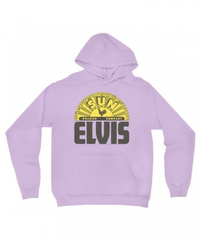 Elvis Presley Sun Records Hoodie | Bold Record Label Logo Sun Records Hoodie $12.38 Sweatshirts