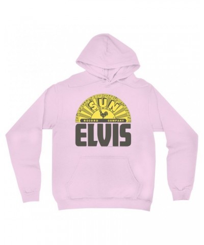 Elvis Presley Sun Records Hoodie | Bold Record Label Logo Sun Records Hoodie $12.38 Sweatshirts