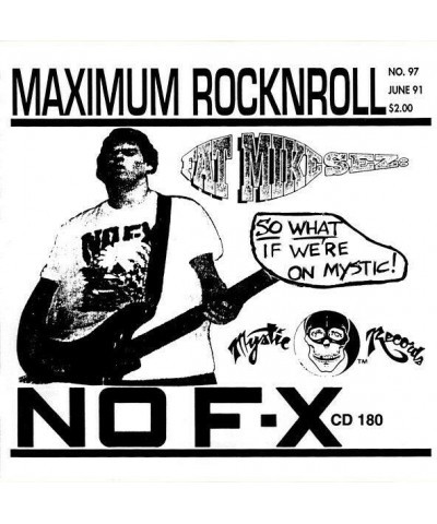 NOFX Maximum Rocknroll Vinyl Record $10.88 Vinyl