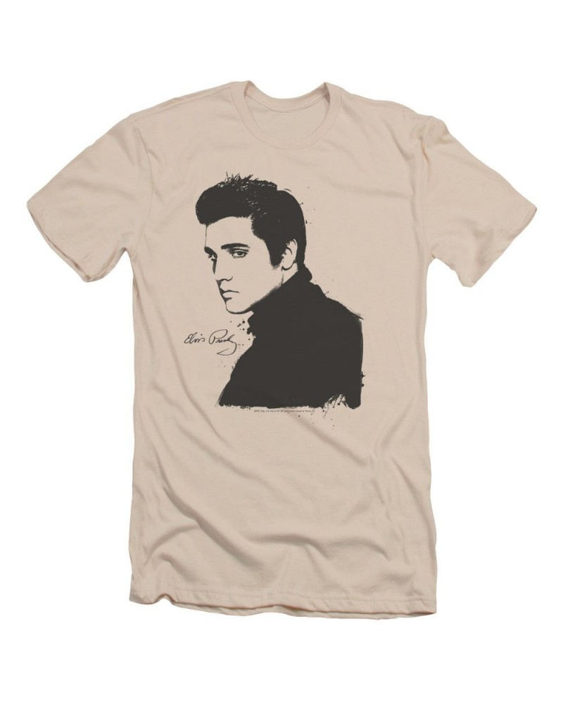 Elvis Presley Slim-Fit Shirt | BLACK PAINT Slim-Fit Tee $8.46 Shirts