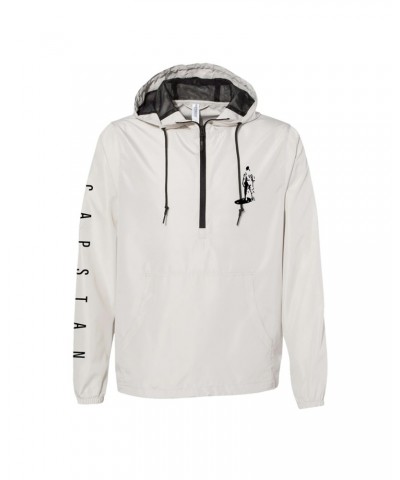 Capstan "Separate Circle" White Windbreaker $16.20 Outerwear