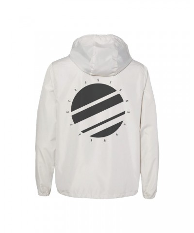 Capstan "Separate Circle" White Windbreaker $16.20 Outerwear