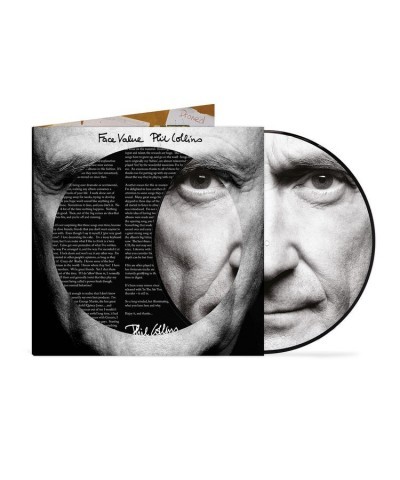 Phil Collins FACE VALUE (PICTURE DISC) Vinyl Record $9.72 Vinyl