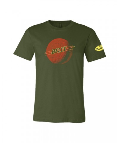 Belly Low Red Moon T-Shirt - Olive $10.25 Shirts