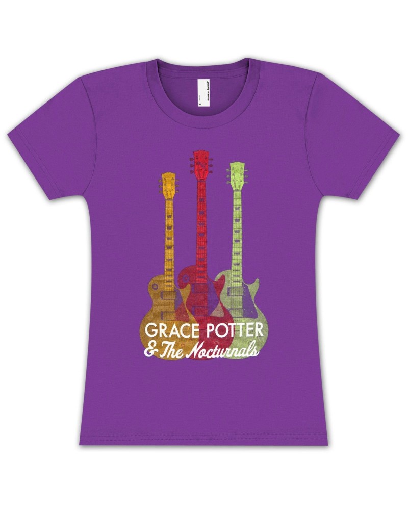 Grace Potter & The Nocturnals Ladies Guitar T-Shirt $4.10 Shirts