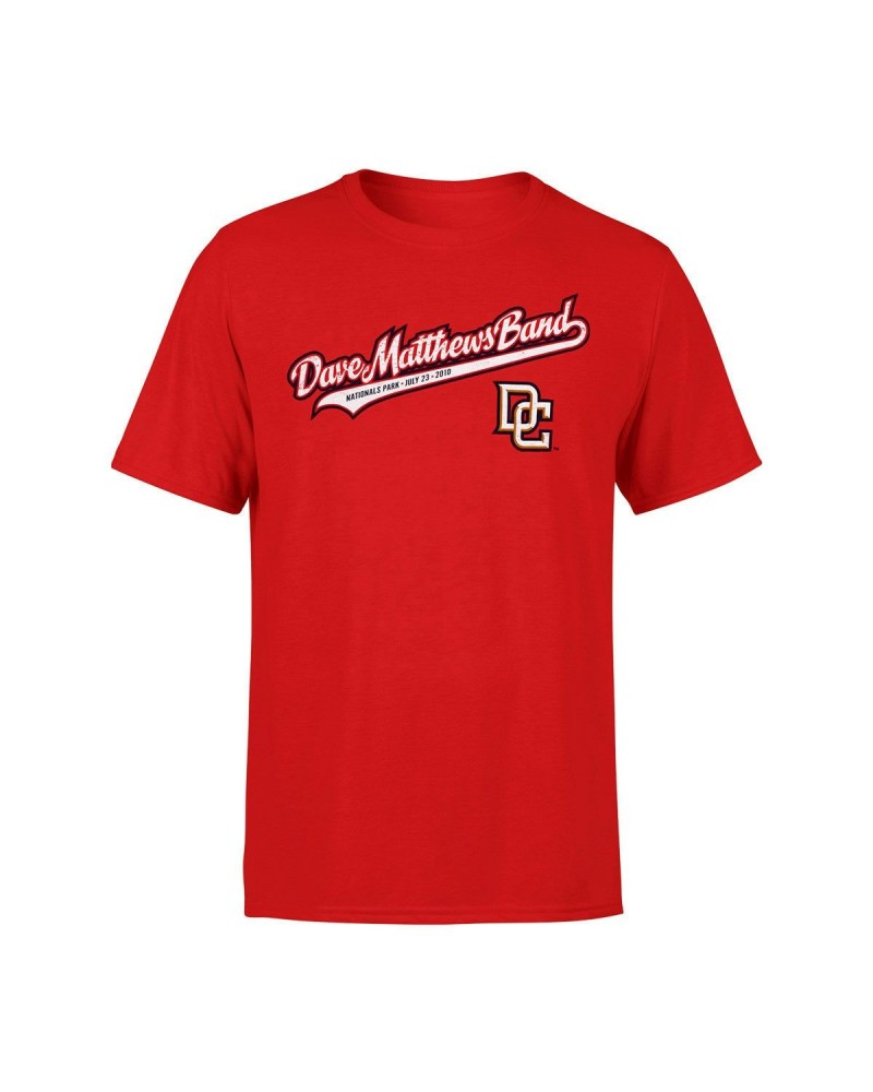 Dave Matthews Band Nationals Park 7/23/2010 Baseball T-Shirt $1.75 Shirts