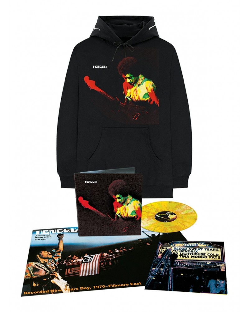 Jimi Hendrix Band of Gypsys Hoodie + Anniversary Analog LP – Exclusive Color $31.20 Vinyl