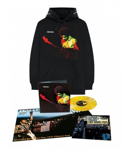 Jimi Hendrix Band of Gypsys Hoodie + Anniversary Analog LP – Exclusive Color $31.20 Vinyl