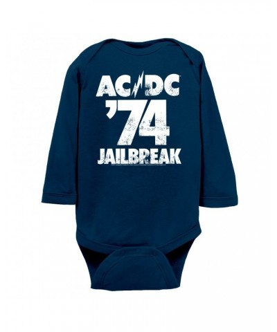 AC/DC Long Sleeve Bodysuit | Jailbreak 1974 Bodysuit $10.12 Shirts