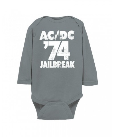 AC/DC Long Sleeve Bodysuit | Jailbreak 1974 Bodysuit $10.12 Shirts