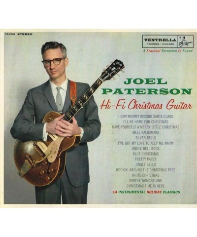 Joel Paterson Hi-Fi Christmas Guitar (Translucent Green LP) Vinyl Record $10.08 Vinyl