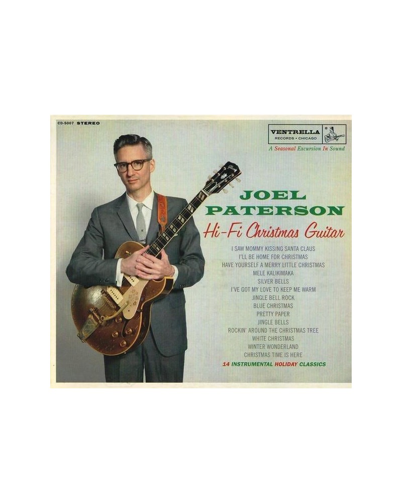 Joel Paterson Hi-Fi Christmas Guitar (Translucent Green LP) Vinyl Record $10.08 Vinyl